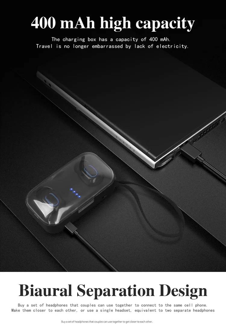 TI8S TWS Bluetooth наушники беспроводные Bluetooth 5,0 наушники с зарядным чехлом громкой связи спортивные наушники для смартфона