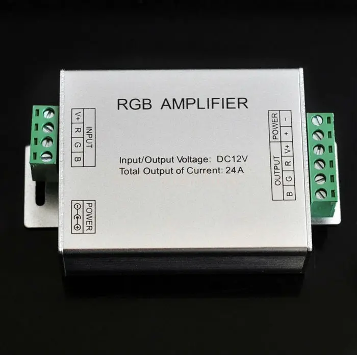 

High Quality LED RGB Amplifier 24A LED Controller DC12-24V for 5050 3528 RGB LED Strip Light