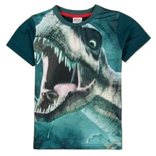 Boy Short Sleeve T-Shirt 2019 New Summer Cotton Print Children's Wear Casual Round Neck Short Sleeve Boy T-Shirt C5049Y casual boy s short sleeve polka dot pattern print t shirt