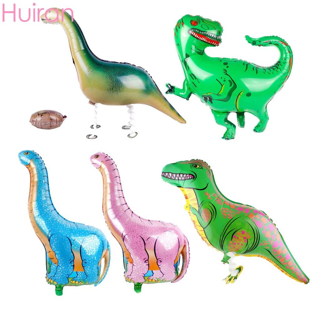 HUIRAN Walking Foil Balloons Inflatable Dinosaur Balloon Dinosaur