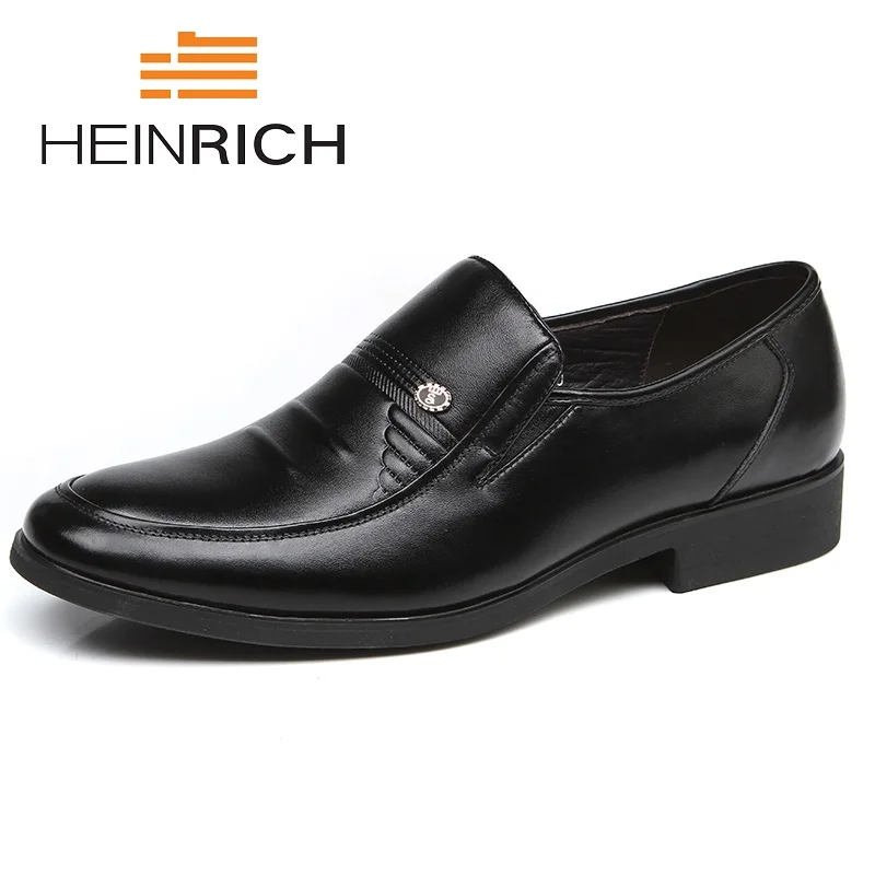 

HEINRICH Formal Men's Dress Shoes Fashion Italian Designer Luxury Brand Black Wedding Men Shoes Zapatillas Hombre Deportiva