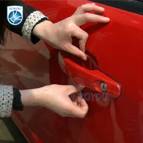 New 2015 Car Door Handles Universal Invisible Film Handle Protective Skin Exterior Equipment 4pcs/lot Free Shipping |