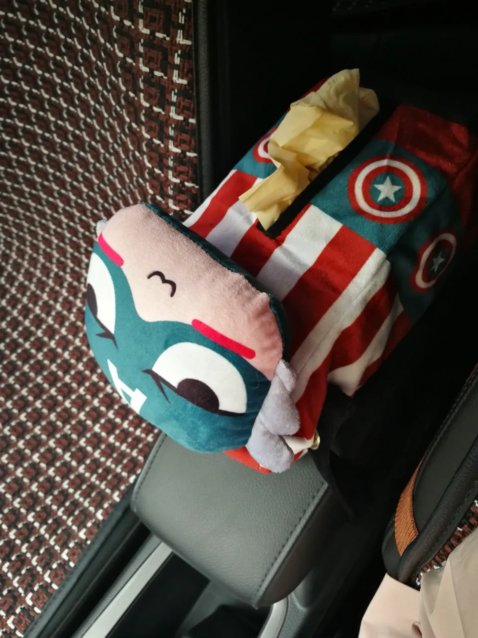 1 шт. 24 см Капитан Америка Человек-паук Железный Человек Плюшевый бумажный чехол для полотенец подвесная Подарочная мягкая игрушка