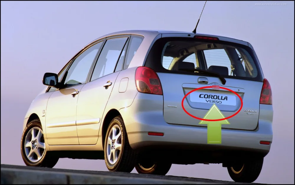 AUTONET камера заднего вида для Toyota Corolla Verso Corolla Spacio 2001~ 2007/CCD/ночное видение/резервная камера/камера номерного знака