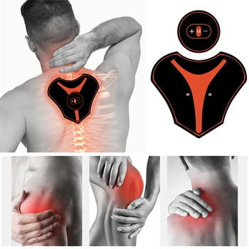 

EMS Microcurrent Massager For Neck Hand Leg Waist Pain Massager TENS Electric Stimulator Back Neck Body Massage Fitness Tool