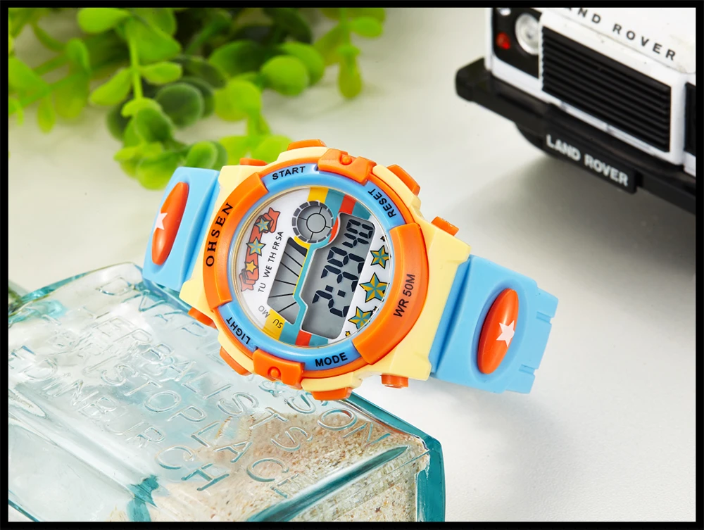 Original OHSEN Brand Children Boys Digital LCD Wristwatch Light Blue Silicone Band Kids Electronic Sports 50M Waterproof Watches (18)