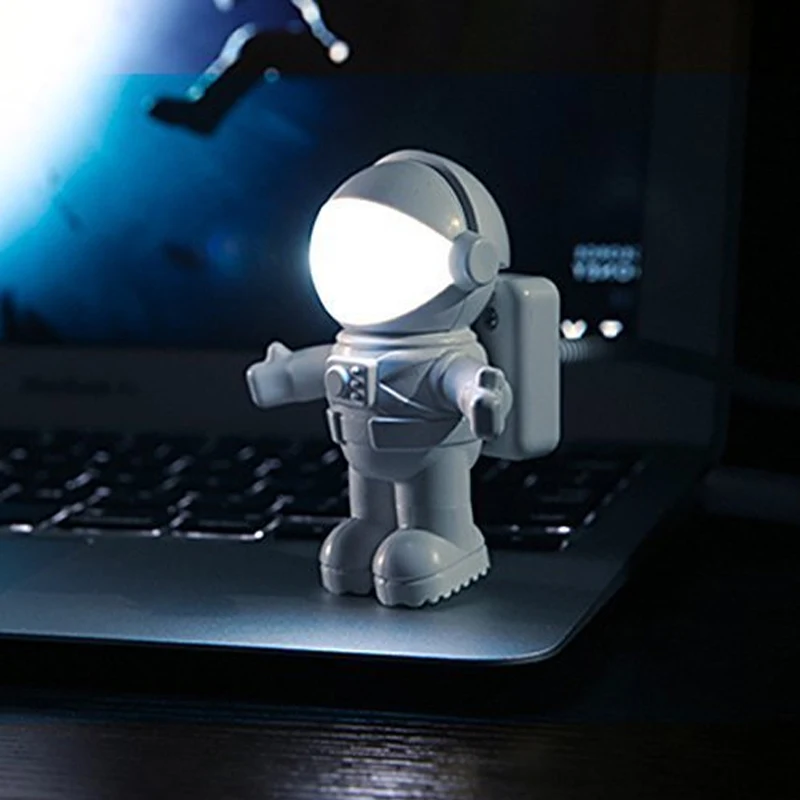 Hot Sale Brand New Creative Spaceman Astronaut LED Flexible USB Light for Laptop PC Notebook USB