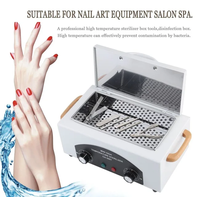 Russian Style High Temperature Sterilizer Box Nail Art Salon Russian Style High Temperature Sterilizer Box Nail Art Salon Portable Sterilizing Manicure Beauty Tool Eu