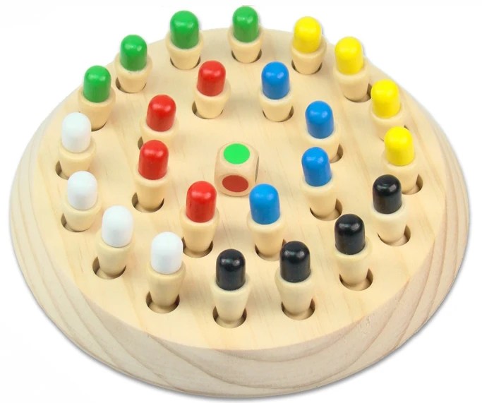 

BOHS Wooden Memory Match Stick Chess Game Educational Toys Brinquedo