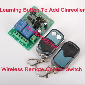 

New Smart home! RF Wireless Remote Control Switch 12V 2CH Receiver board&Transmitter 10A output state is adjustable 315/433MHZ