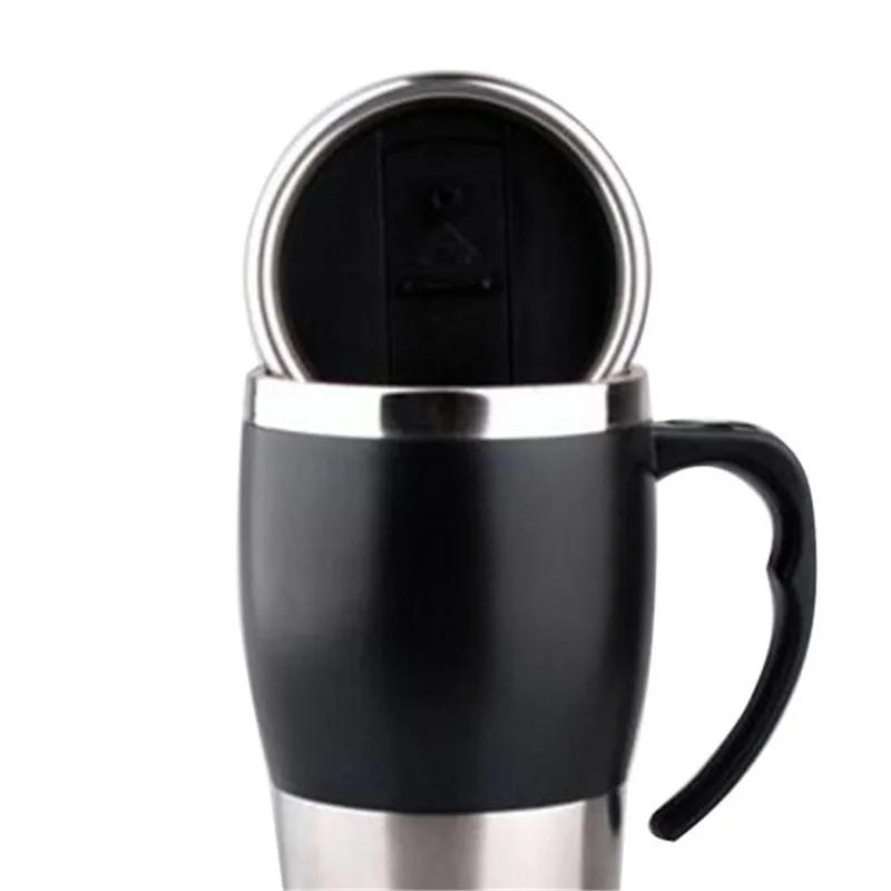 Auto Electric Bottle Portable Car Hot Water Heater Cup Travel Auto Electric Bottle Portable Car Hot Water Heater Cup Travel Heating Kettle Teapot Stainless Steel Coffee