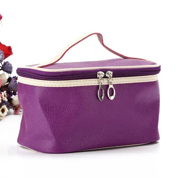 

New Professional Cosmetic Case Bag Portable Women Makeup Cosmetic Bags Storage Travel Necessary Bags AB@W Women bag