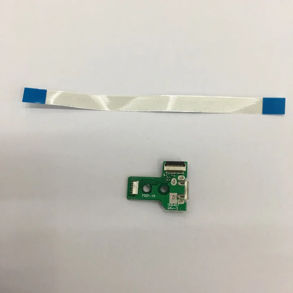 100 комплект для JDS030 USB-разъем зарядки с гибким ленточным кабелем PS4 контроллера