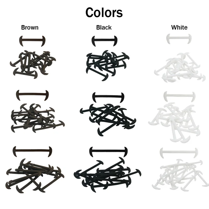 Mr. Niscar 1 комплект/12 шт Быстрая ленивые шнурки без завязок для мужчин женское кожаное платье обувь эластичные силиконовые шнурки для обуви 3 цвета