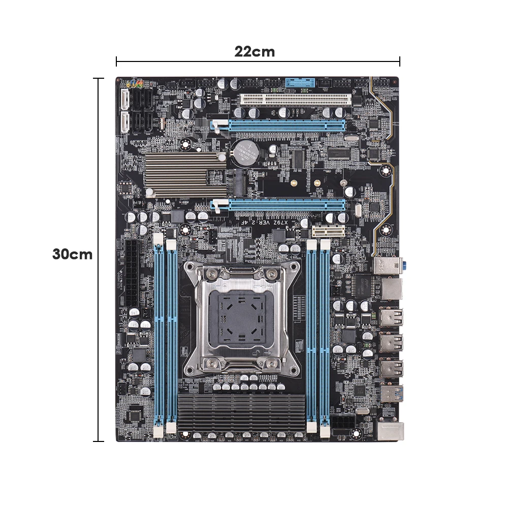 Новая материнская плата компьютера E5 2.4F материнская плата LGA2011 DDR3 DMI2.0 слот 64 Гб 79/c60x чипсет материнская плата