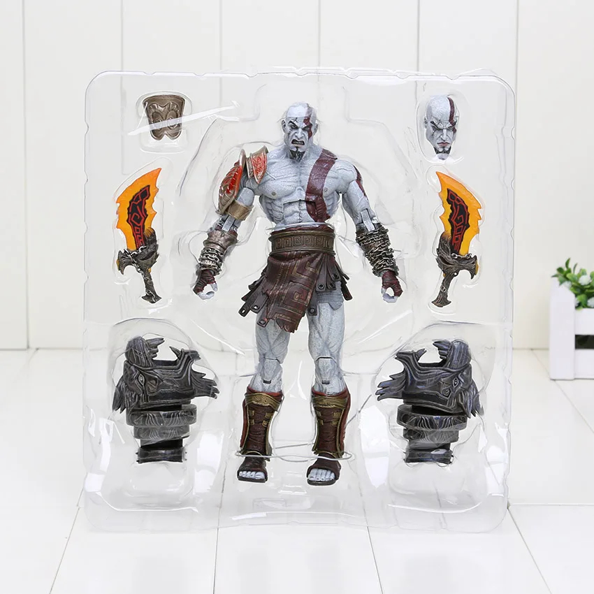 18 см игрушки NECA игра God of War 4 Кратос ПВХ фигурка призрак Спарты Кратос Коллекционная модель игрушки куклы " масштаб - Цвет: style 2