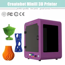 2015 New Upgraded Printing Size 150 150 220mm Desktop Type Createbot Mini 3D Printer with one