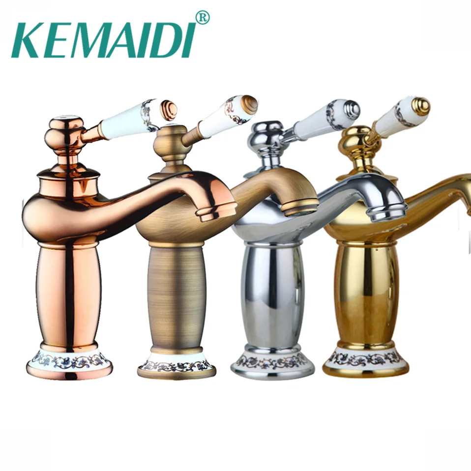 Смеситель для раковины в ванной комнате с античной бронзовой отделкой|tap mixer|water tap