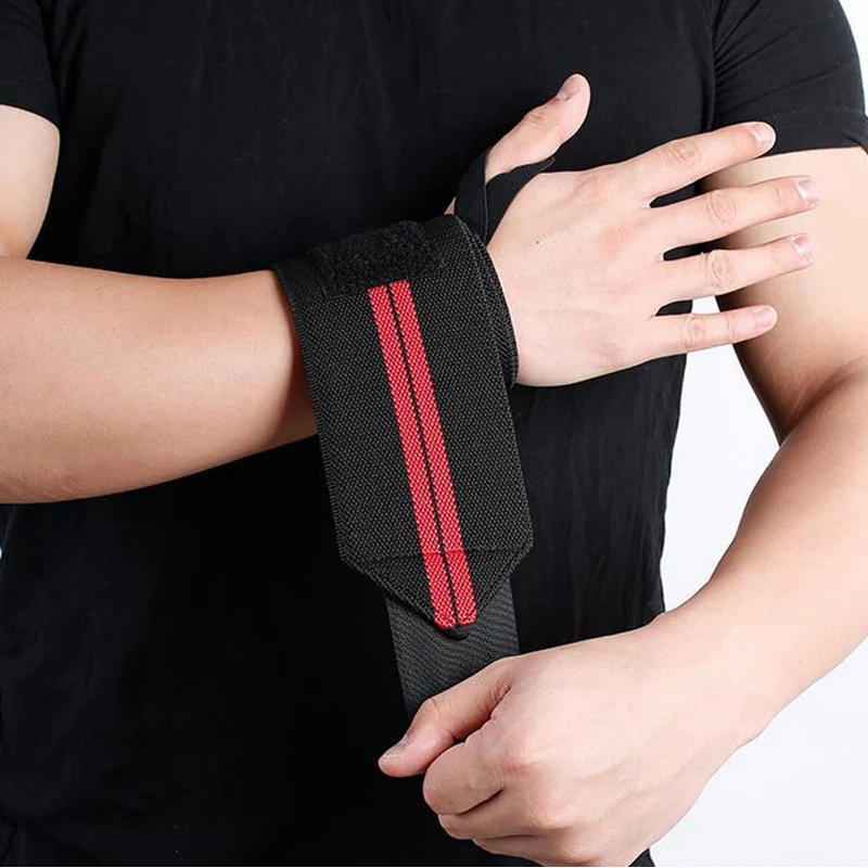 1Pcs Adjustable Wristband Elastic Wrist Wraps Bandages for Weightlifting Powerlifting Breathable Wrist Support 4colors wrist brace wrist guard weightlifting straps wrist straps wrist support wrist support band elastic bandage support