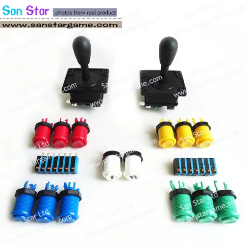 

Free Shipping DIY Arcade Machine Bundles With Joystick, Push button, Microswitch Arcade Spare Parts
