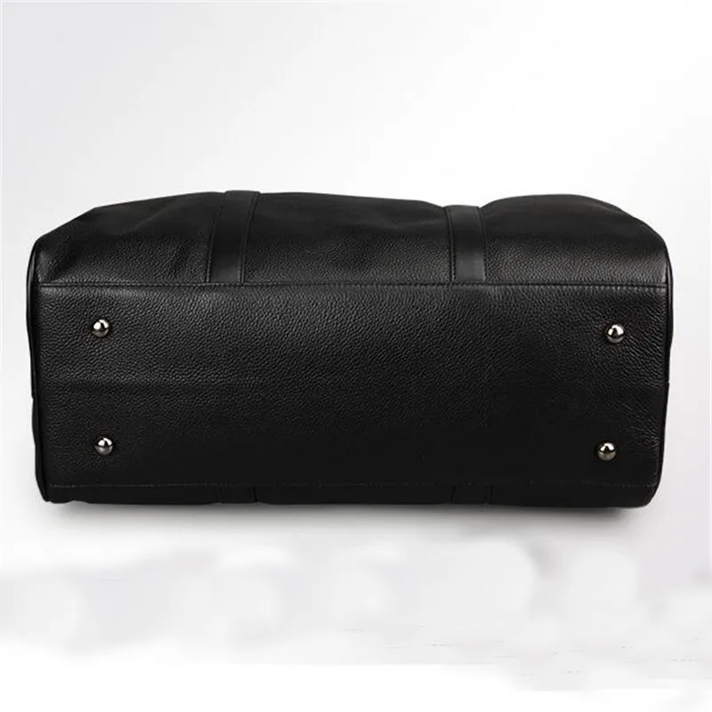 Высококачественная Дорожная сумка из натуральной кожи, большая вместительность, мужские дорожные сумки, багаж на выходные, вещевой чемодан, мужские дорожные сумки
