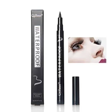 1 шт. Qibest черная жидкая подводка для глаз Макияж Красота кометы долговечный Водостойкий карандаш для глаз гладкие инструменты для макияжа