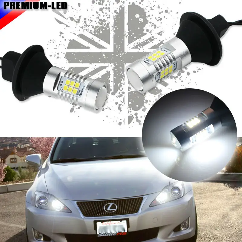 

iJDM No Hyper Flash White 1156 7506 7527 LED Bulbs and BAU15S 7507 PY21W 1156PY LED For Car Front or Rear Turn Signal Lights