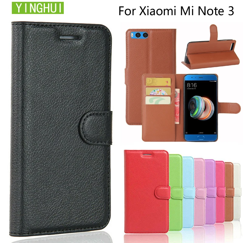 YINGHUI для xiaomi Mi Note 3 note3 5 &quot кожаный чехол бумажник с подставкой чехлы телефонов