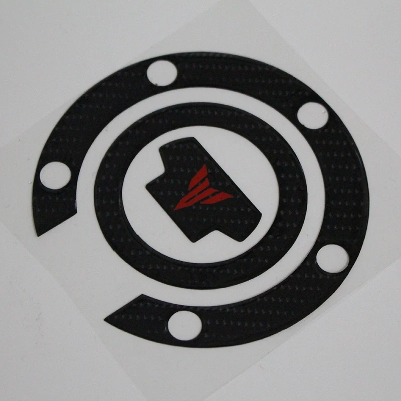 for YAMAHA MT 07 MT 09 Carbon Fiber Fuel Gas Tank Petrol Cap Cover Pad