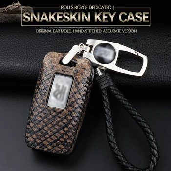

Dedicated to Rolls Royce Key Box Sign phantom/Ghost Key Cover Dawn Car Top Leather Bag Leather Key Case Wraith Key Cover