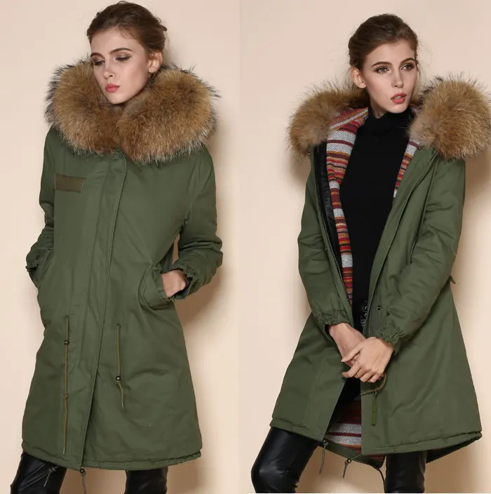 Китай высокое качество парка, новые дизайнерские зимние Для женщин Мех животных пальто европейский модный Италия длинным ягненка дизайн зимнее пальто