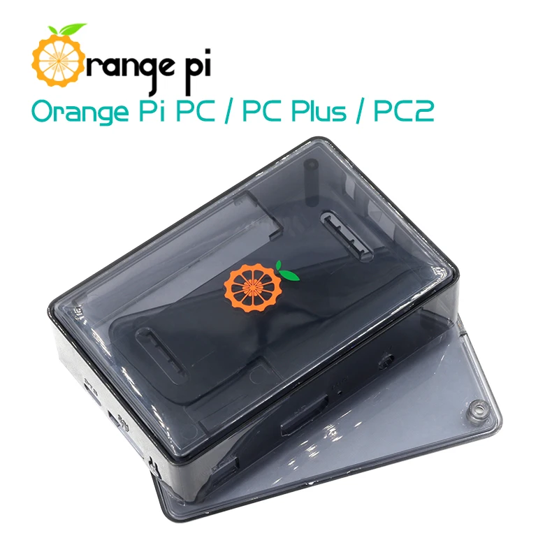 Orange Pi 3 LTS ABSブラック保護ケース、Orange Pi 3 LTSシングルボードコンピュータのみに対応。 Orange Pi 3 LTS ABS ケース黒透明シェル保護ボックスオプションの銅
