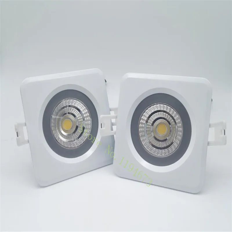 

Free Shipping IP65 Waterproof 12W/15W COB SMD LED Ceiling down Light round Recessed Downlight AC90-260V