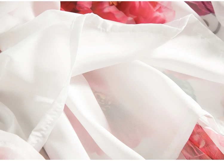 Женское длинное платье в стиле бохо Svoryxiu, белое элегантное пляжное платье до пола с цветочным принтом и бантом на шее для вечеринки на лето