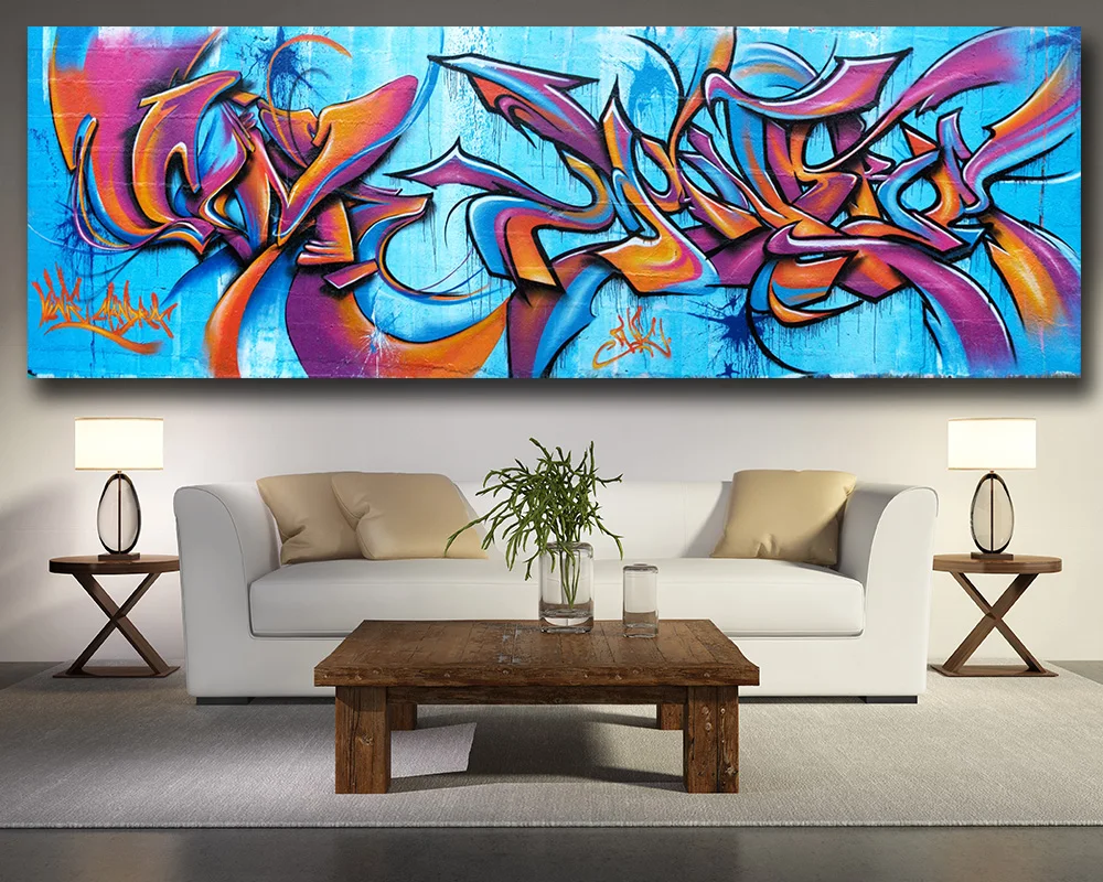 Wxkoil в стиле протестного уличного искусства граффити Vinie Mandra 2 Wall Art Картина на