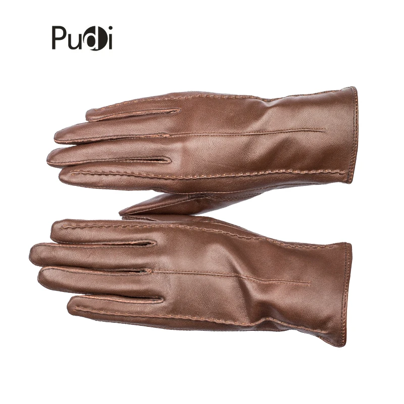 PUDI GL813 женские перчатки из натуральной кожи 2018 новые модные овечьей на запястье
