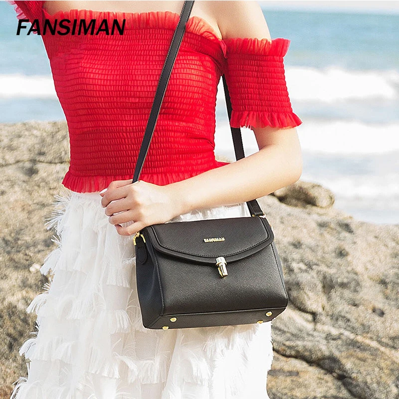 

FANSIMAN Casual Women Messenger Bag Mini Cover Flap Simple Shoulder Bags Birthday Party Wedding Gift Bolsos Mujer