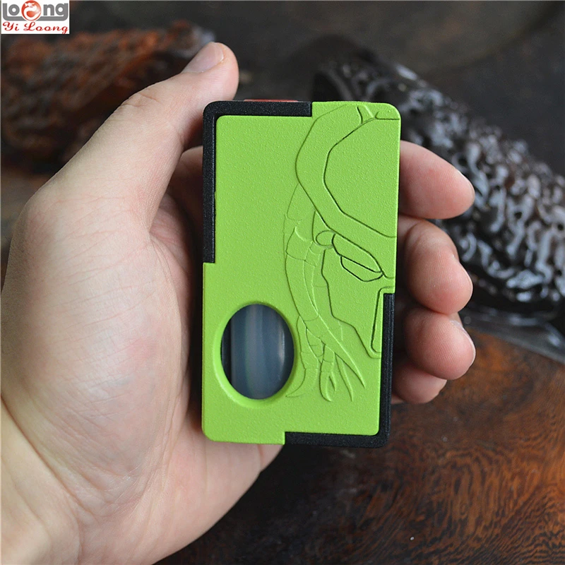 Original Yiloong Predator 3D printed squonk box mod 18650 26650 Battery Squonker BF Box Mod 10ml Buttom Feeding RDA vape vapor