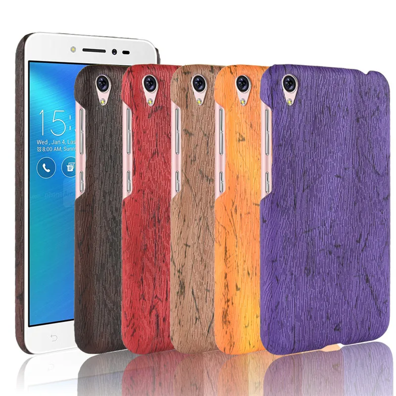 Для Asus Zenfone Live ZB501KL чехол для телефона бампер PC пластик PU кожаный 3 GO деревянные