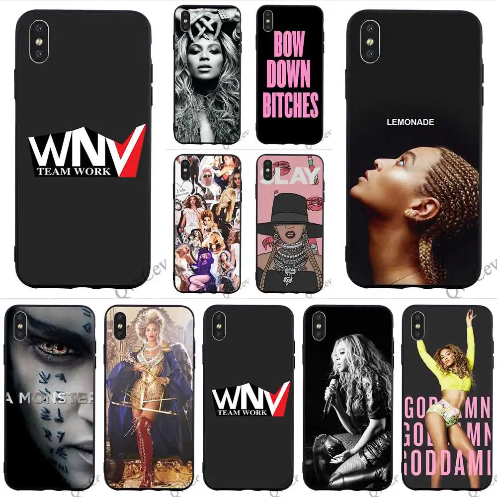 

Colorful Beyonce Slay Phone Case for iPhone X Cover 6 6S XR Xs Max 8 Plus 7 5S 5 SE Cases Back