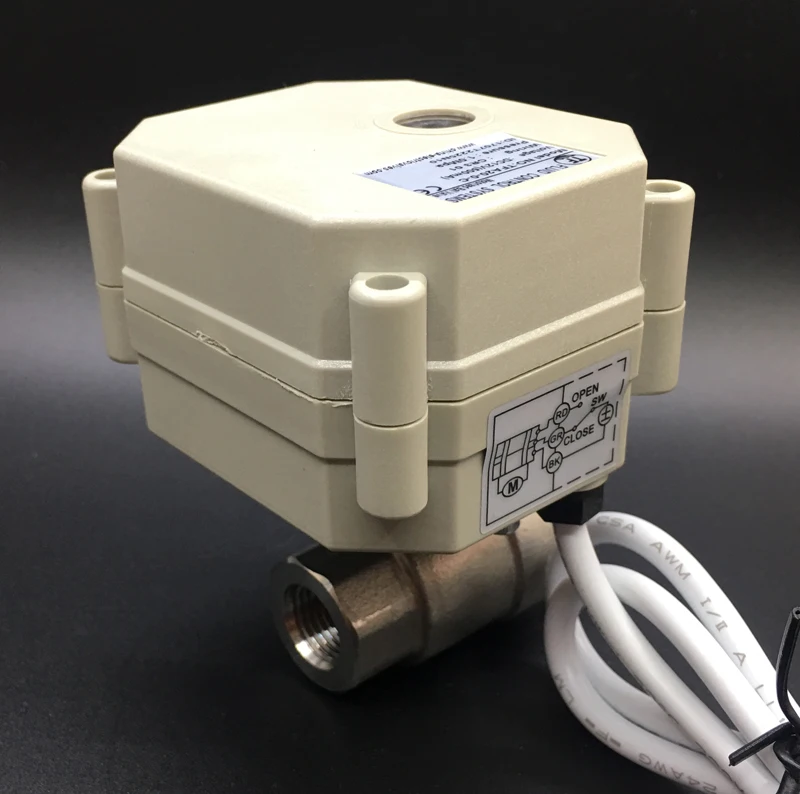 Válvula proporcional dn8 de aço inoxidável, novo,