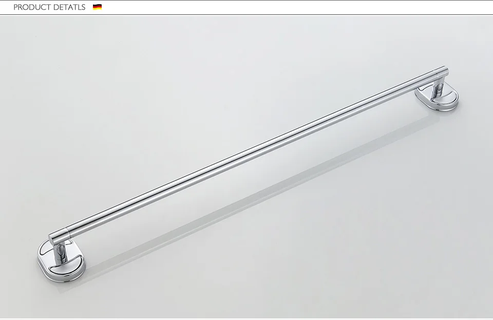 LEDEME полотенцесушители из нержавеющей стали аксессуары для ванной комнаты цинковый сплав основа хромированная одинарная полотенцесушитель держатель для полотенец бар 66 см L1901