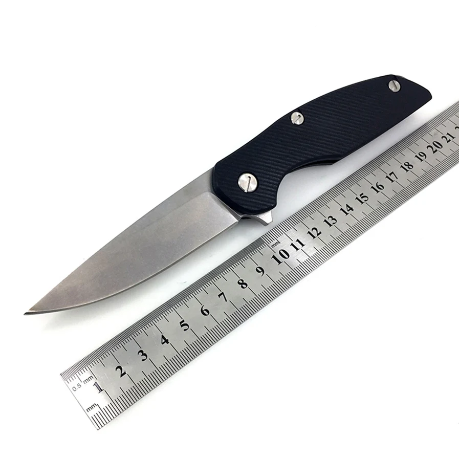 BGT 111 Folding Pocket Knife Combat Survival Tactical Outdoor Knives Hunting Camping EDC Tools D2 B