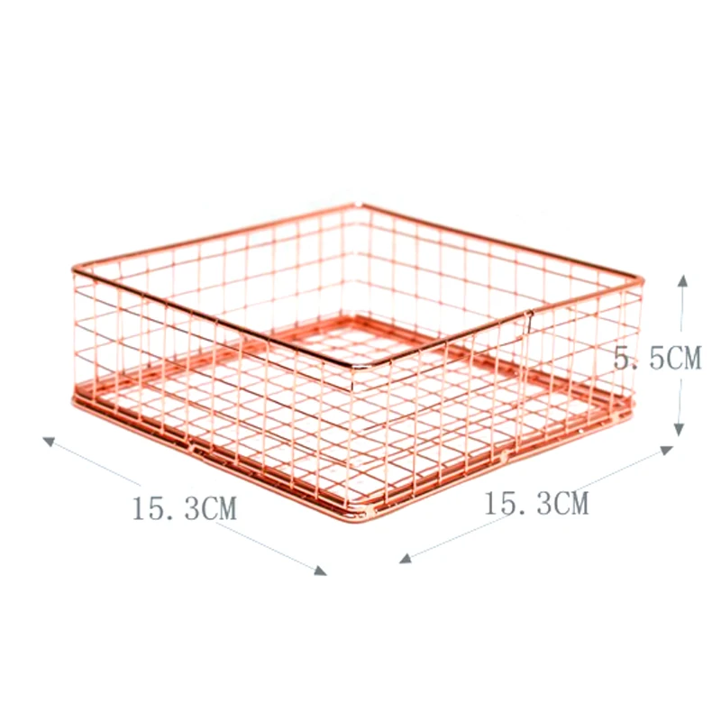 Розовое золото офисные школьные принадлежности держатель для заметок Органайзер лоток для файлов проволочная сетка металлический лоток для документа лоток для записей держатель маленький лоток