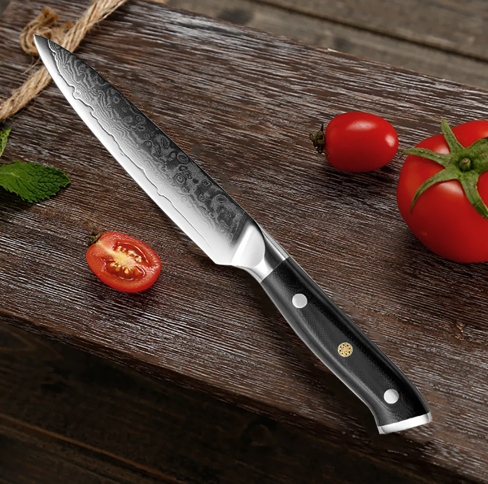 US $40.62 Xituo Damascus Kitchen Knife Sets 535 Inch Paring 2pcs Of 67 Layers Japan Vg10 Damascus Steel Chef Knife Utility Dining Tool