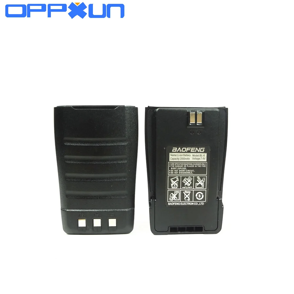 

For Original Baofeng UV-6 UV6D battery BL-6 2000mah walk talkie parts 7.4V for dual band pofung BF-UV6 UV-6D Two way radio