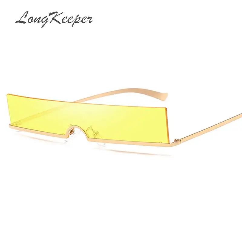 LongKeeper цельные солнцезащитные очки женские без оправы красные синие