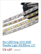 5 м 16.4FT Светодиодная лента 2835 световой поток более высокий светодиодный свет 60 led s/M 12 В лента для дома кухня вечерние Рождество decr