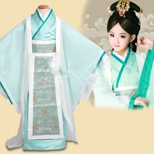 Xiao Sheng Ru ГУ синий Hanfu ТВ играть легенда о Qin императрица Ми Юэ костюм принцессы комплект для мамы и дочки Родитель-Ребенок Hanfu комплект