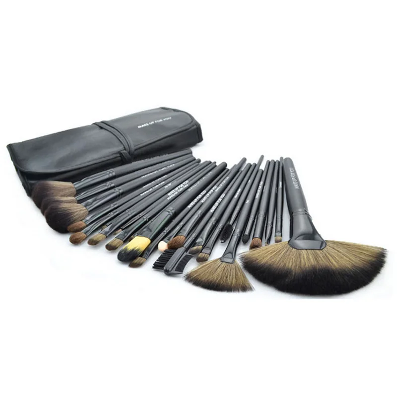 

24pcs Professional Synthetic Hair Makeup Brushes Set Female Eyeliner Blush Foundation Brushes Cosmetic Tools With Case